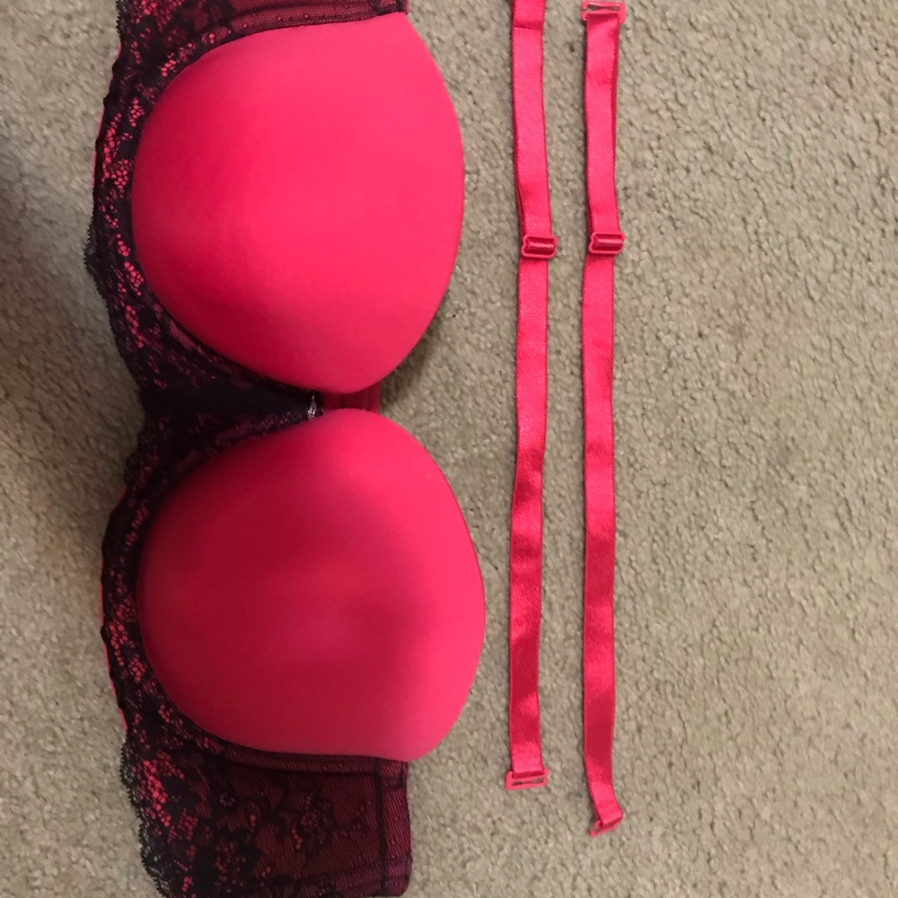 NWOT torrid pink lace bra